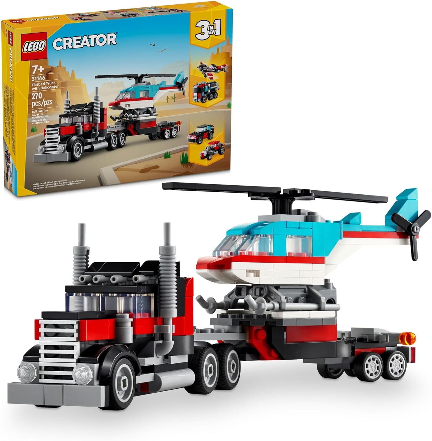 Flatbed Truck with Helico