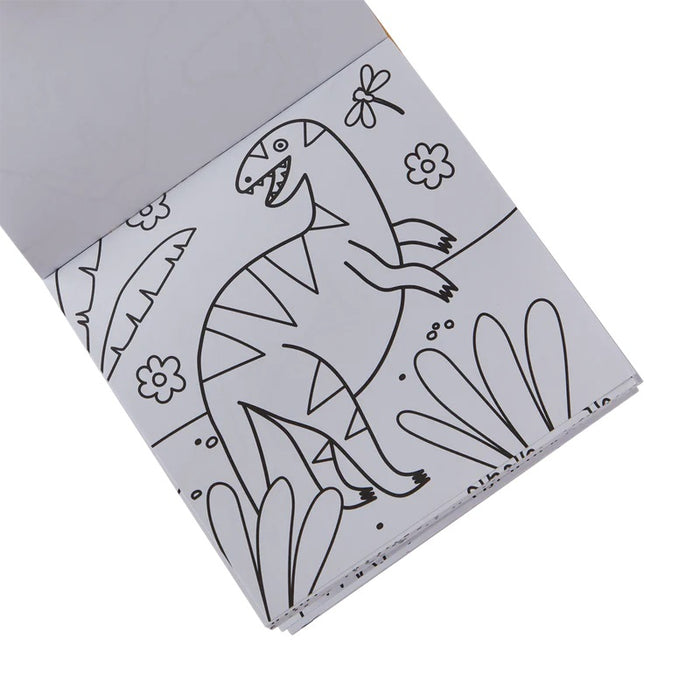 Carry Along Coloring Book Set Dinoland