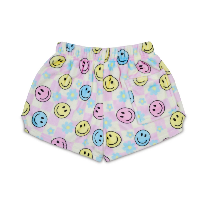Happy Check Plush Short S