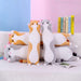Long Grey Tabby Cat Pillow