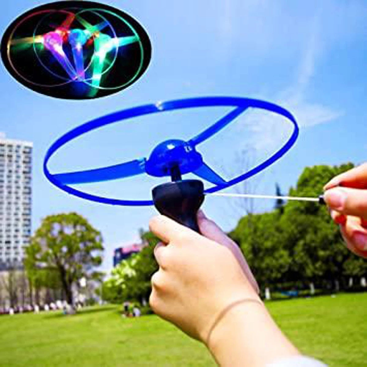 Ufo Light Up String Pull