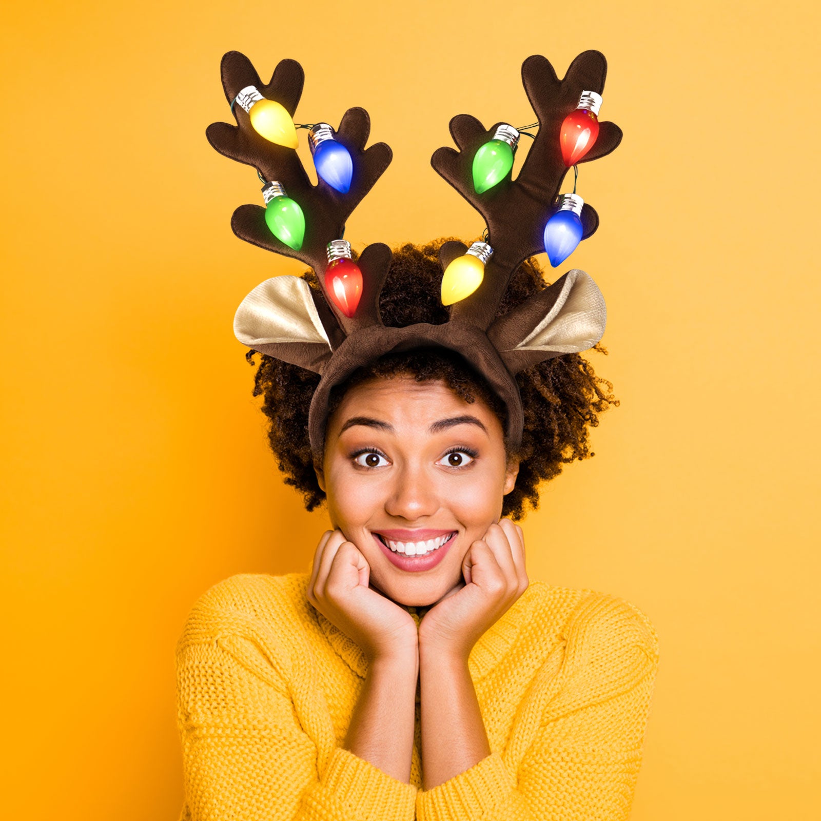 Jumbo Bulb Antler Headban