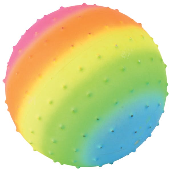 Rainbow Knobby Ball 7in