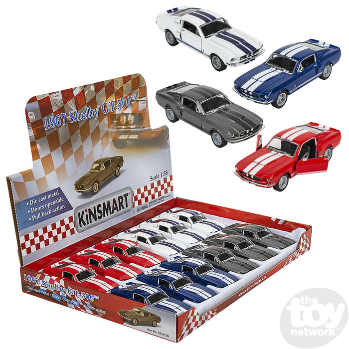 Shelby 1967 GT500 Pull-Back 5-Inch Diecast Toy Car